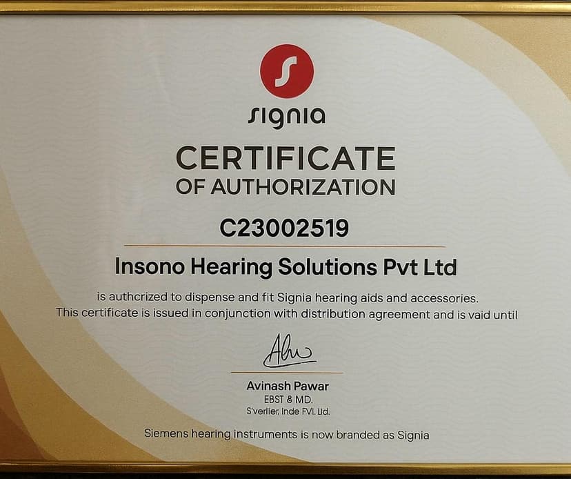 Signia Authorised Channel Partner - Insono Hearing Solutions