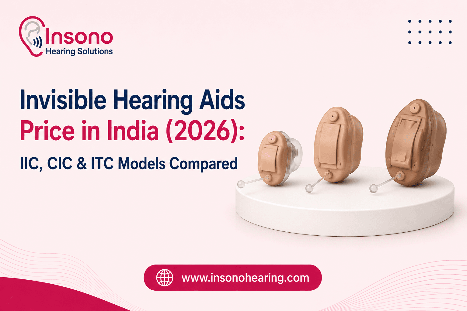 Invisible Hearing Aids Price in India (2026): IIC, CIC & ITC Models Compared